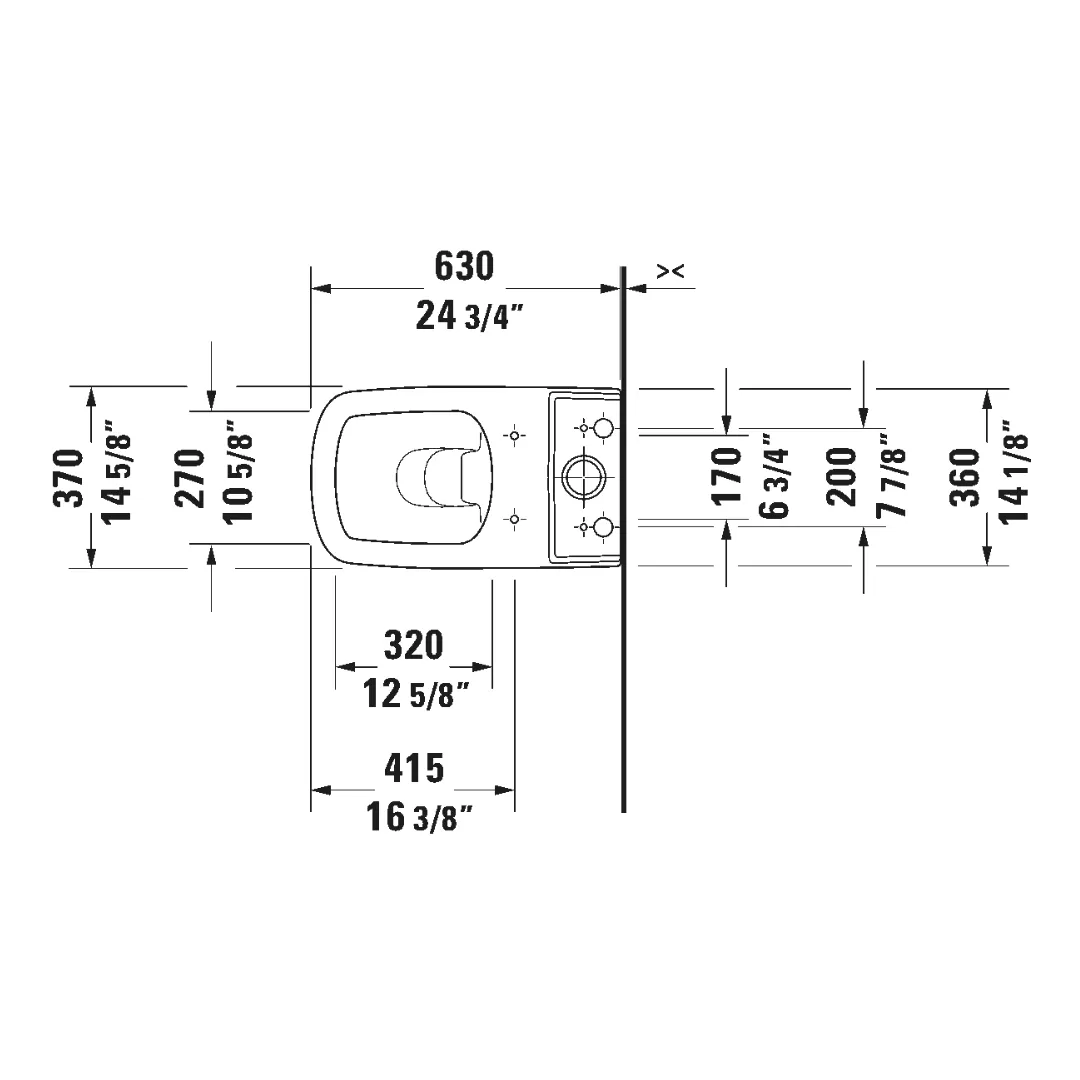 Bồn cầu 2 khối - DuraStyle