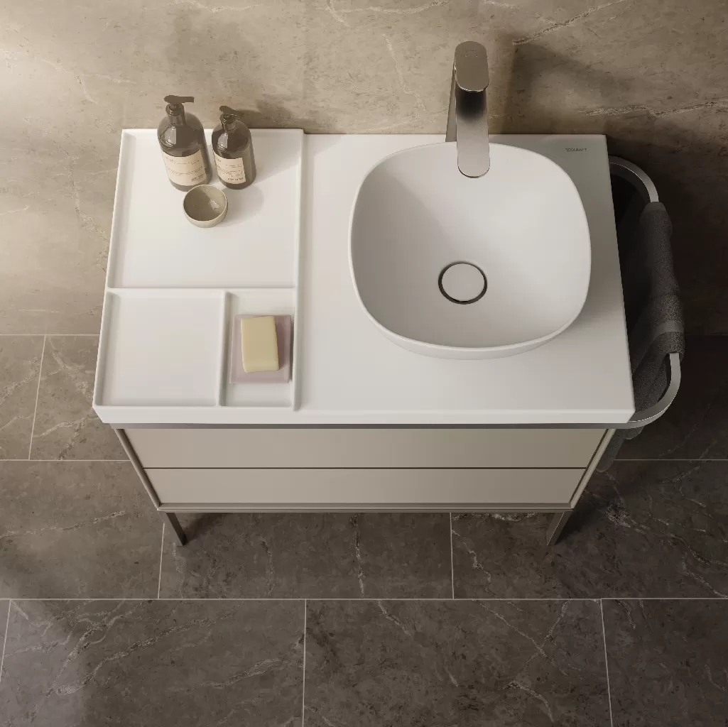 Chậu rửa đặt bàn 800x500mm, Có Lỗ thoát tràn - Aurena