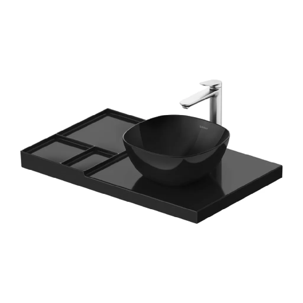 Chậu rửa đặt bàn 800x500mm, Có Lỗ thoát tràn - Aurena