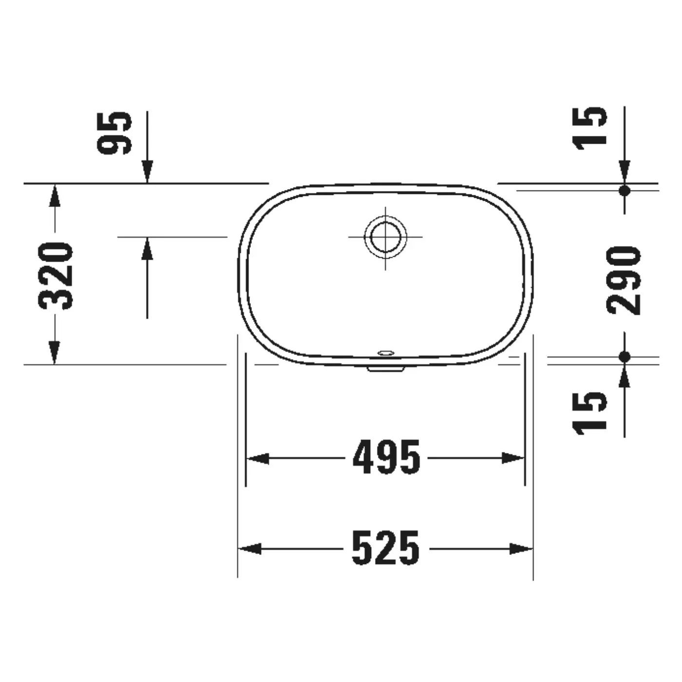 Chậu rửa âm bàn - D-code