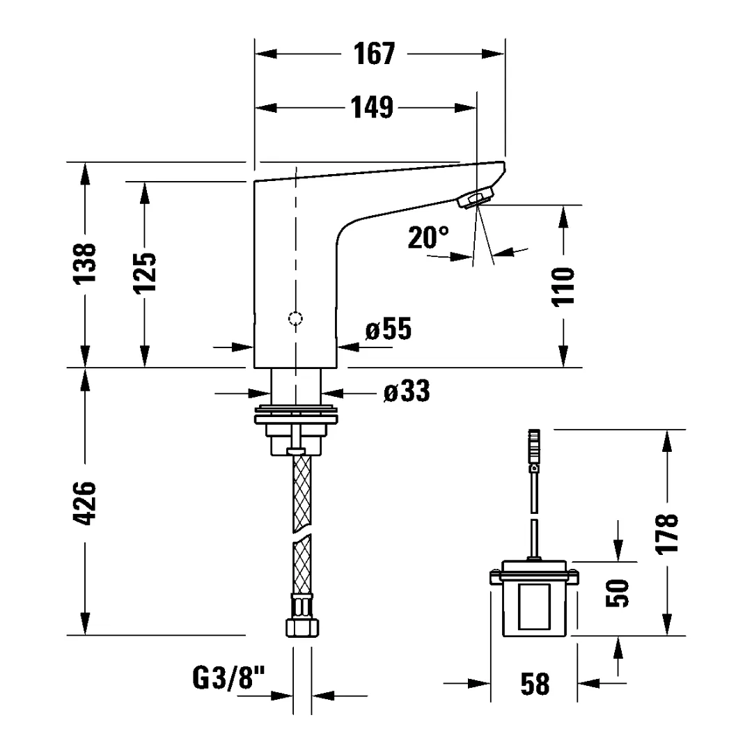 Vòi chậu cảm ứng - Sensor 1