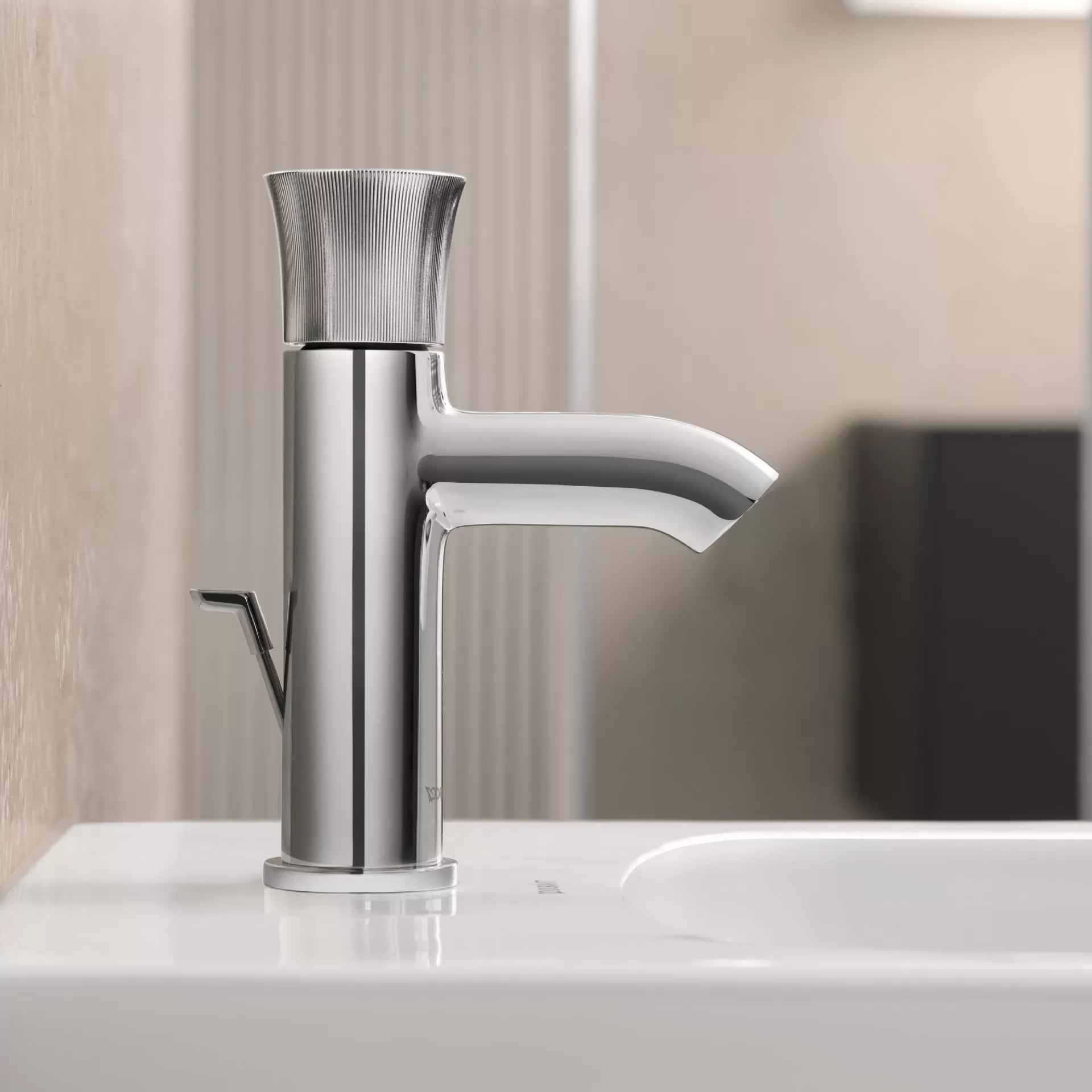 Vòi chậu size S 187mm tích hợp bọt khí, giới hạn nhiệt độ -  White Tulip