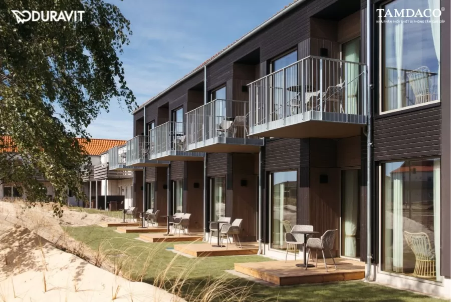 Color Hotel Skagen - Thiết kế mẫu phòng tắm Duravit mang cảm hứng vùng Bắc Âu