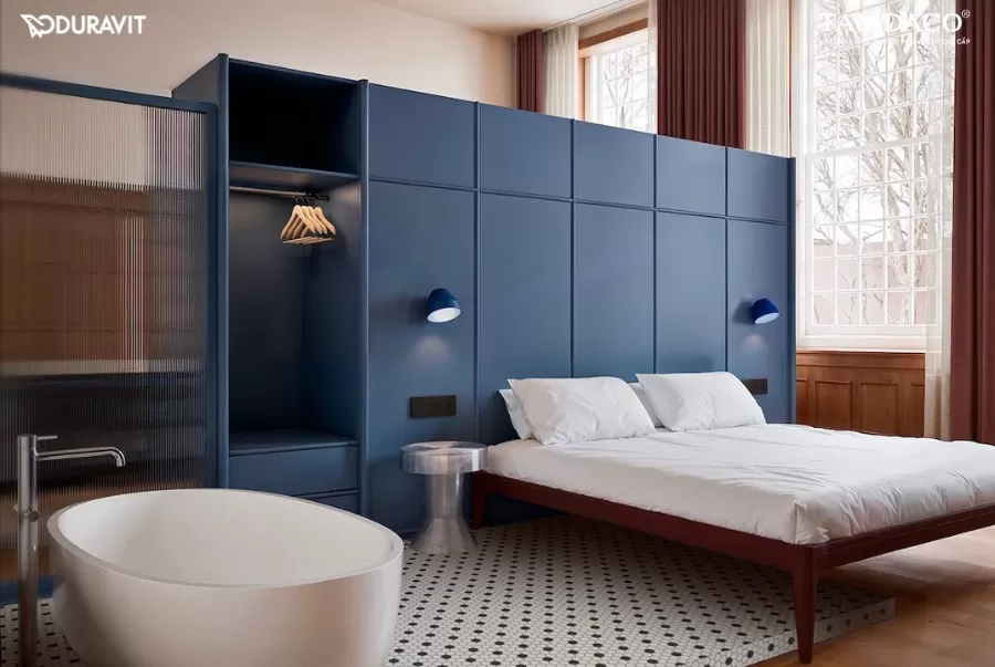 Conscious Hotel Oudegracht - Khám phá thiết kế mẫu phòng tắm Duravit trong công trình di sản 750 năm tuổi tại Hà Lan