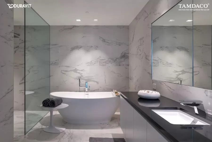 Zaha Hadid - Thiết kế mẫu phòng tắm Duravit trong trong tòa tháp sang trọng