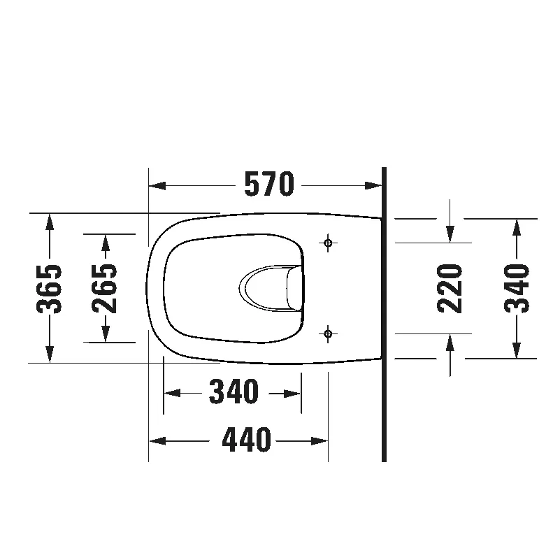 Bồn cầu treo tường Aurena HygieneFlush - DuraShield