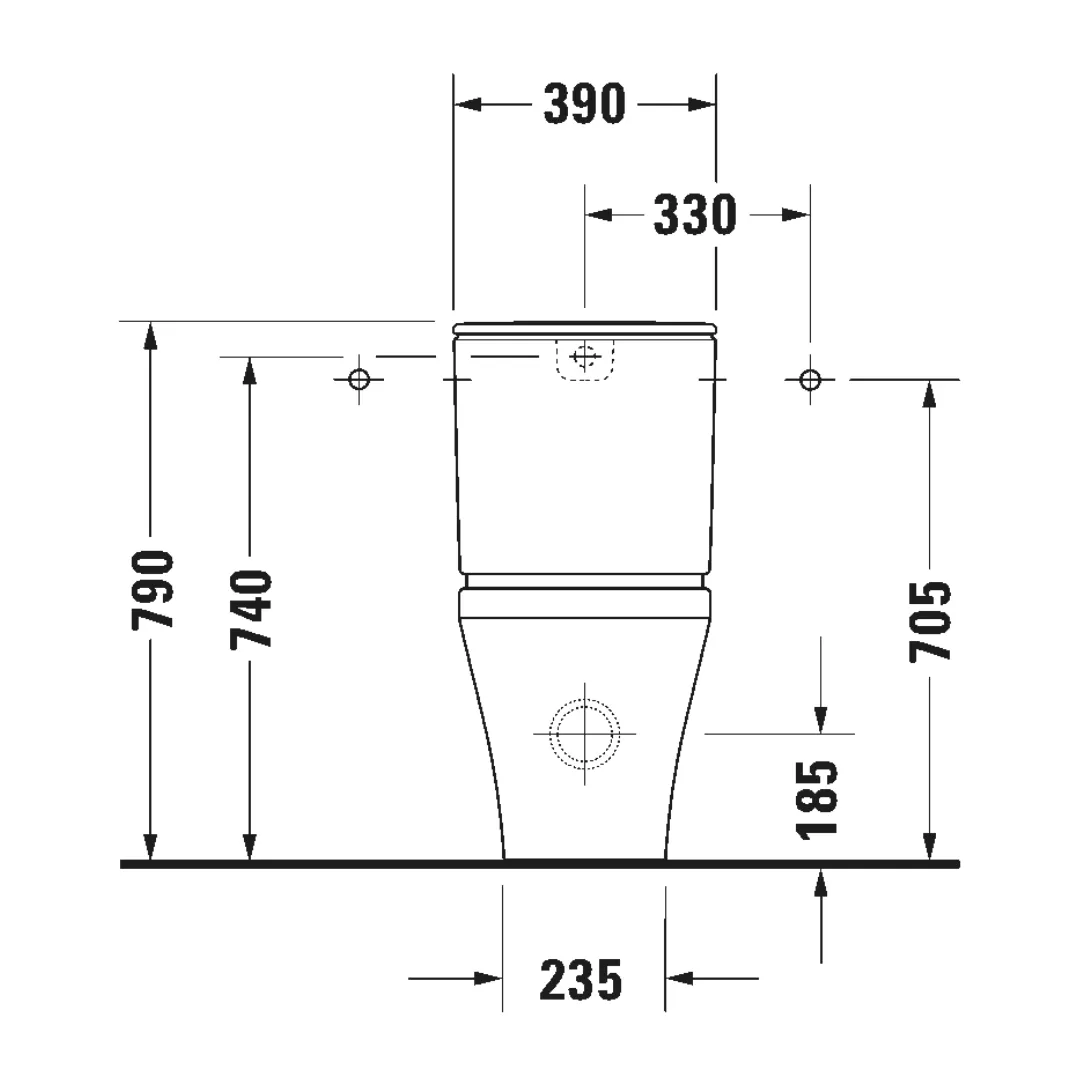 Bồn cầu 2 khối - DuraStyle