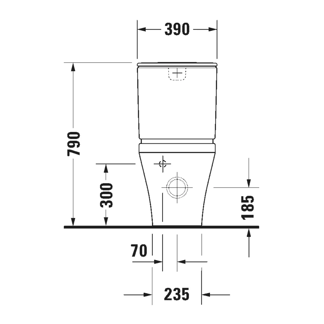 Bồn cầu 2 khối - DuraStyle