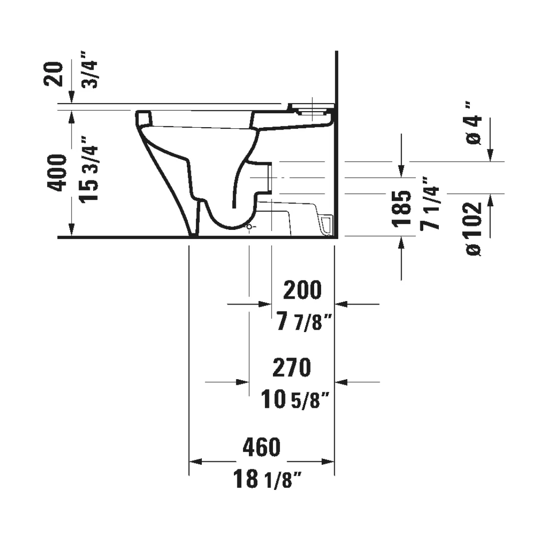 Bồn cầu 2 khối - DuraStyle