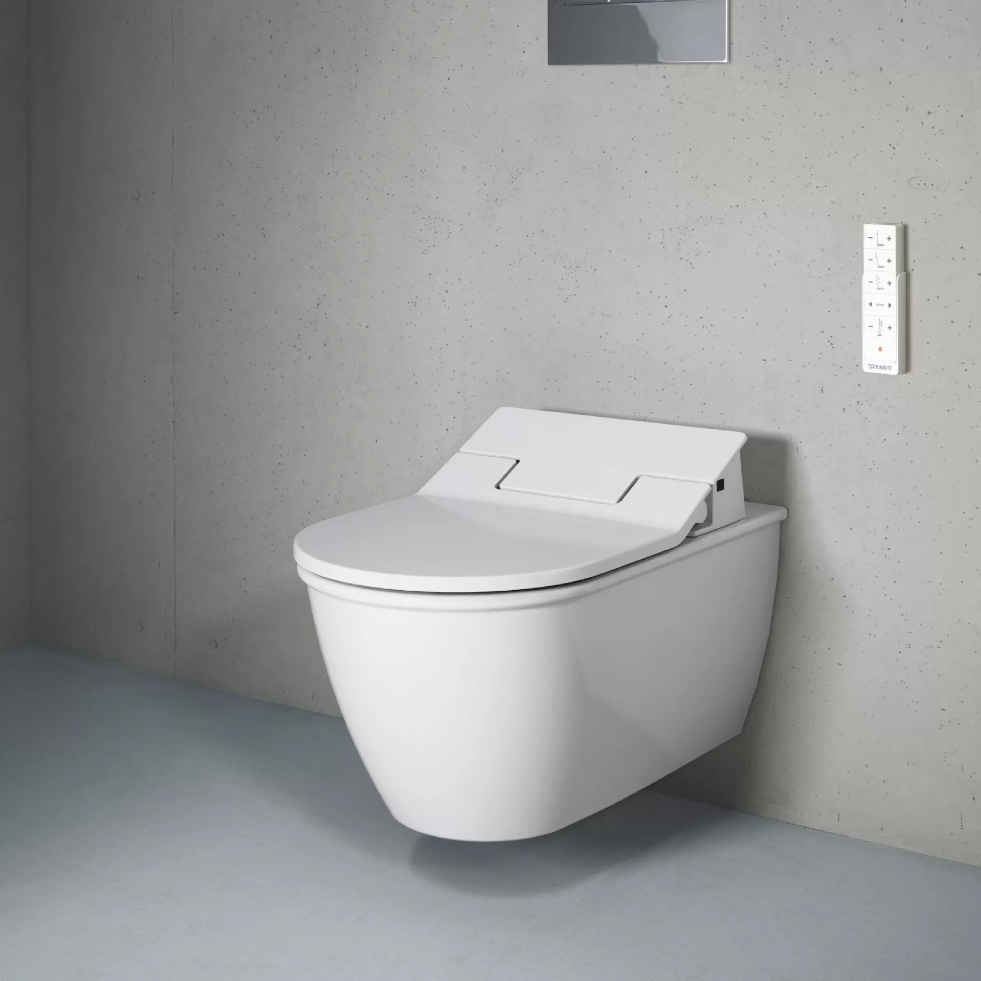 Bộ bồn cầu treo tường kết hợp nắp điện tử Slim - Darling New