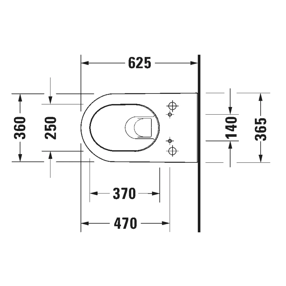 Bồn cầu treo tường Darling New kết hợp với nắp điện tử