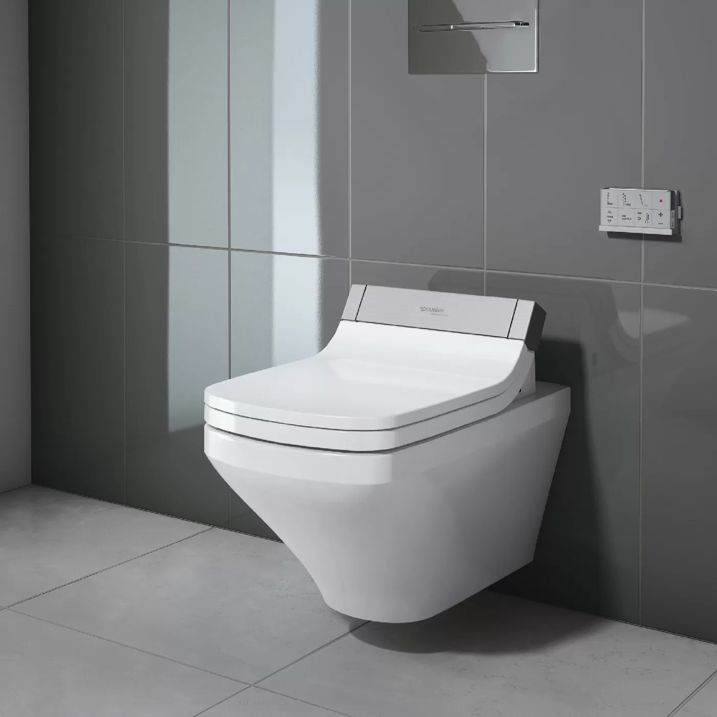 Bộ bồn cầu treo tường kết hợp với nắp rửa điện tử Classic - Durastyle