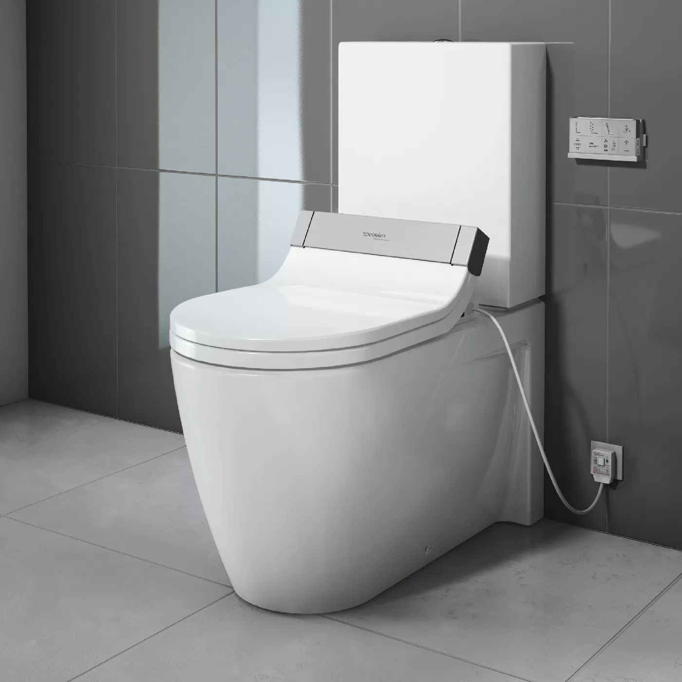 Bồn cầu 1 khối kết hợp nắp rửa điện tử Classic - Starck 2