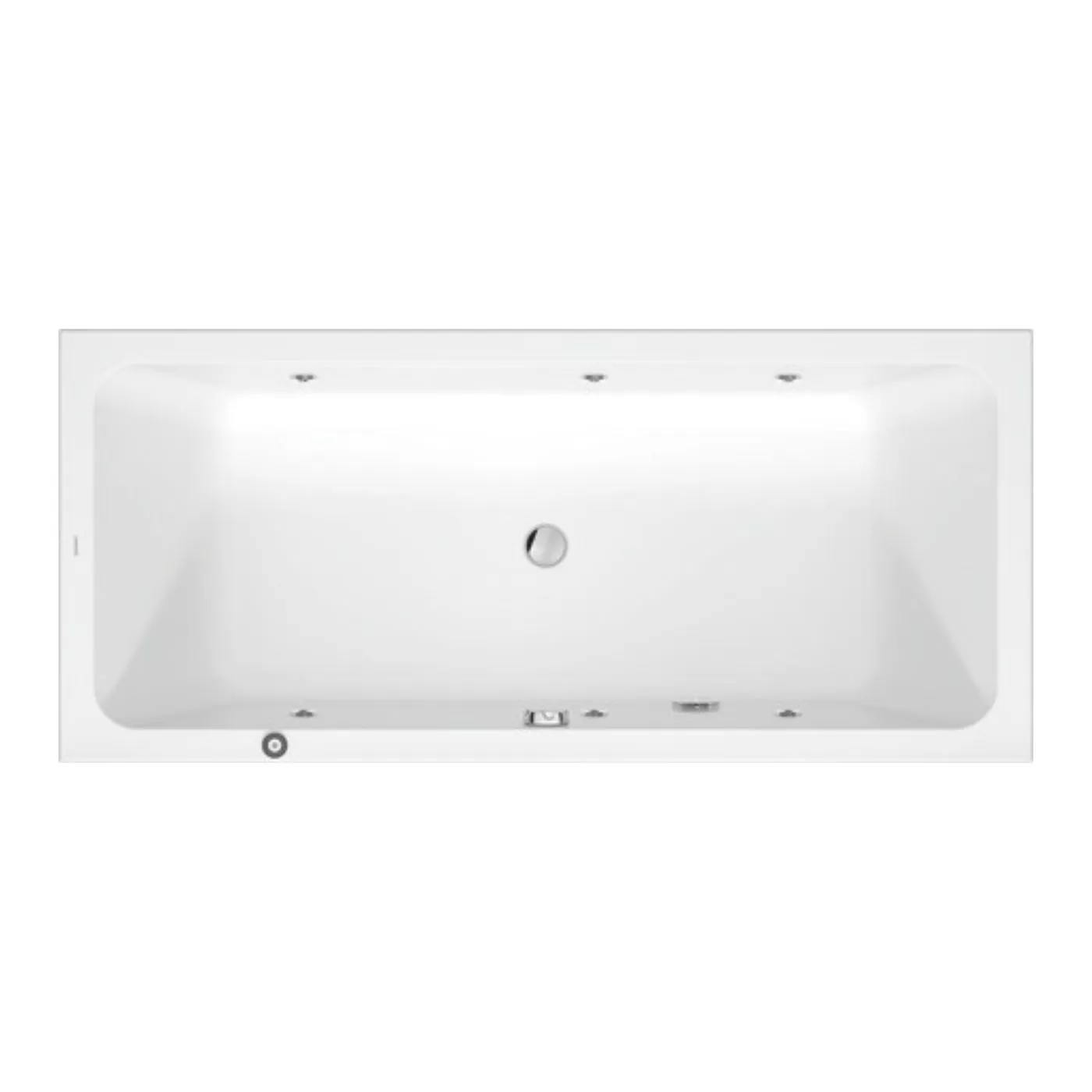 Bồn tắm dựa tường massage 18700x800mm-D-Code