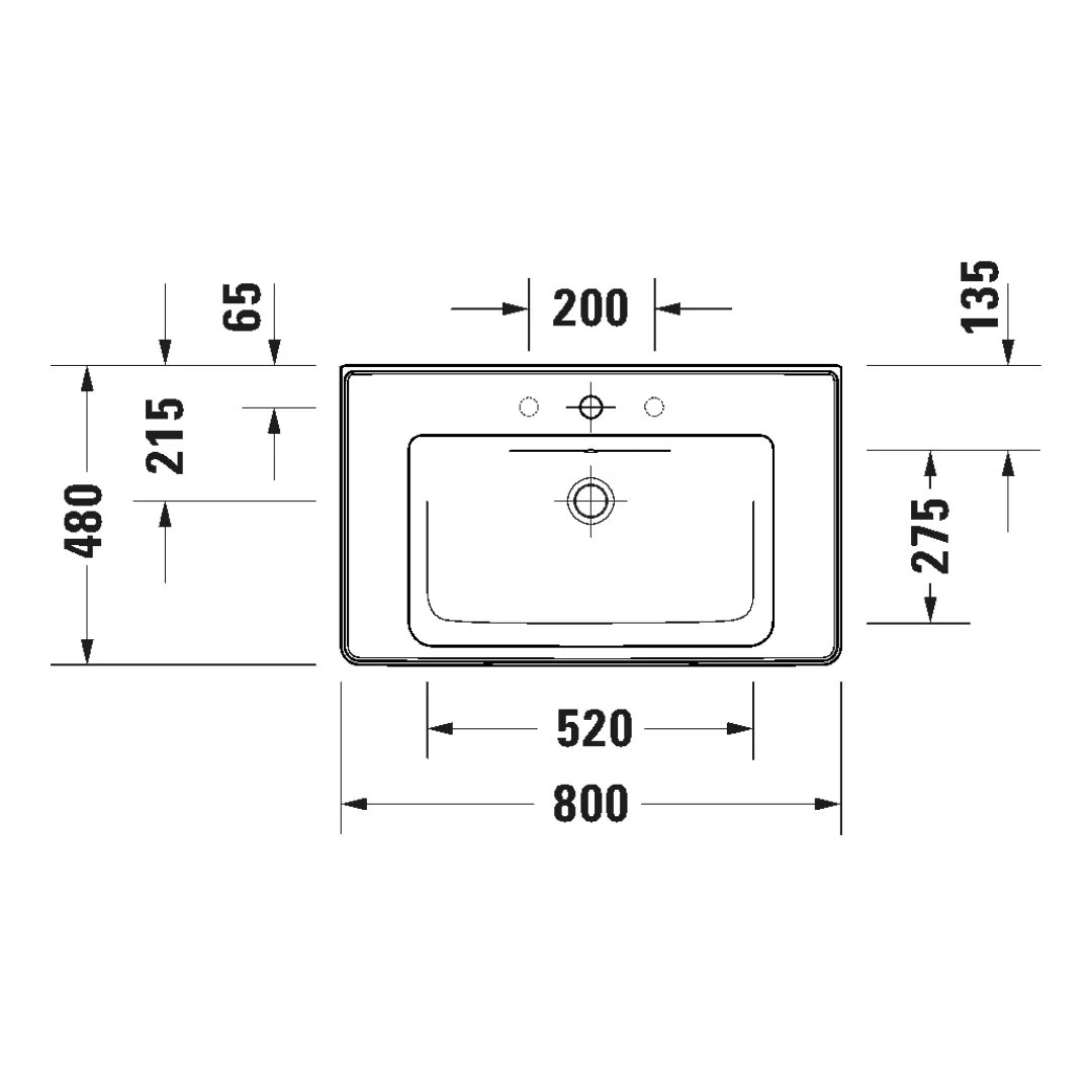 Chậu rửa treo tường - D-Neo