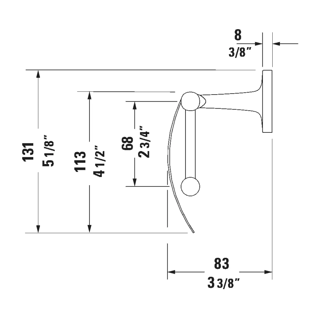 Kệ treo giấy vệ sinh - Starck T