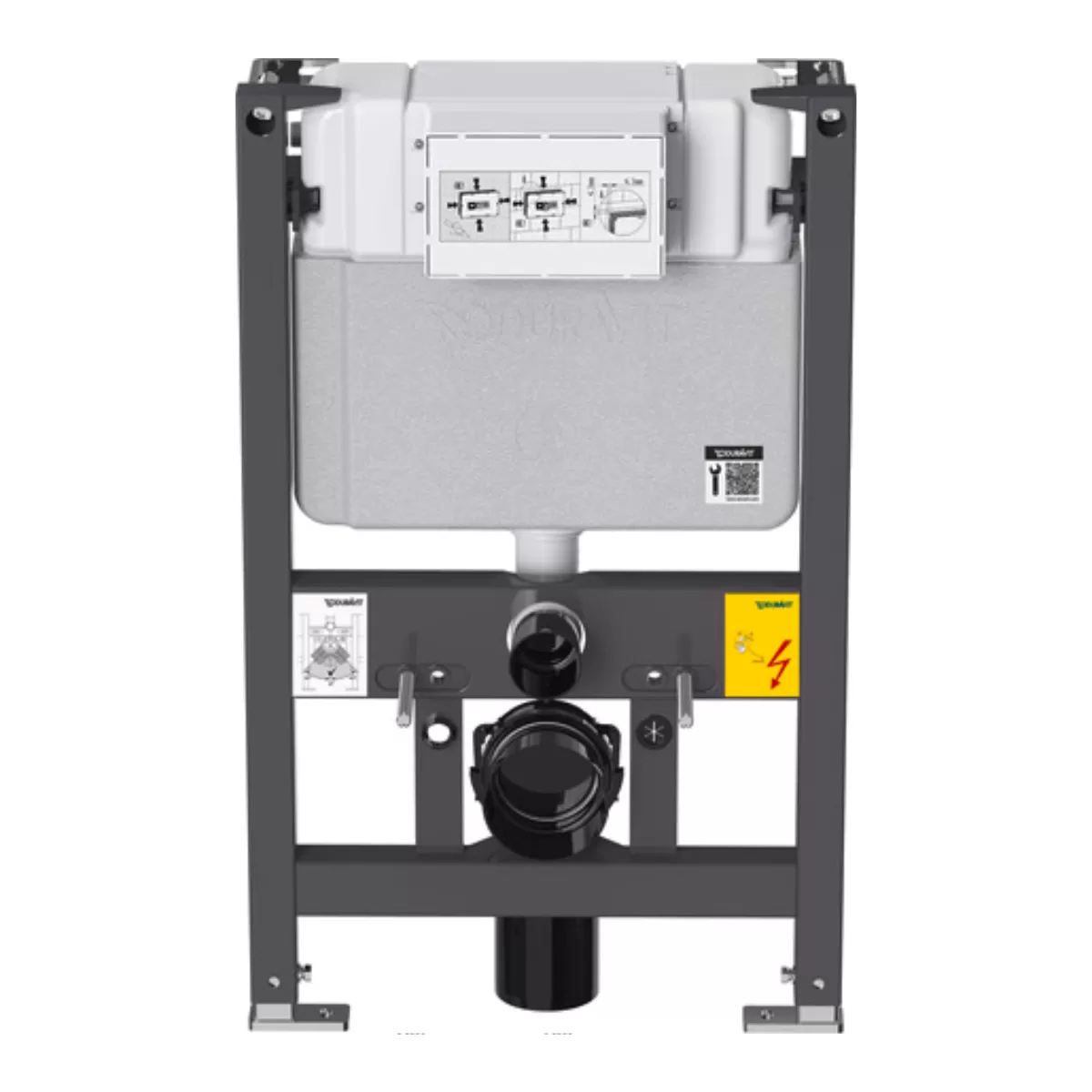 Két nước thấp âm tường, xả kép 6 lít, xả Tự động xả trước - Durasystem